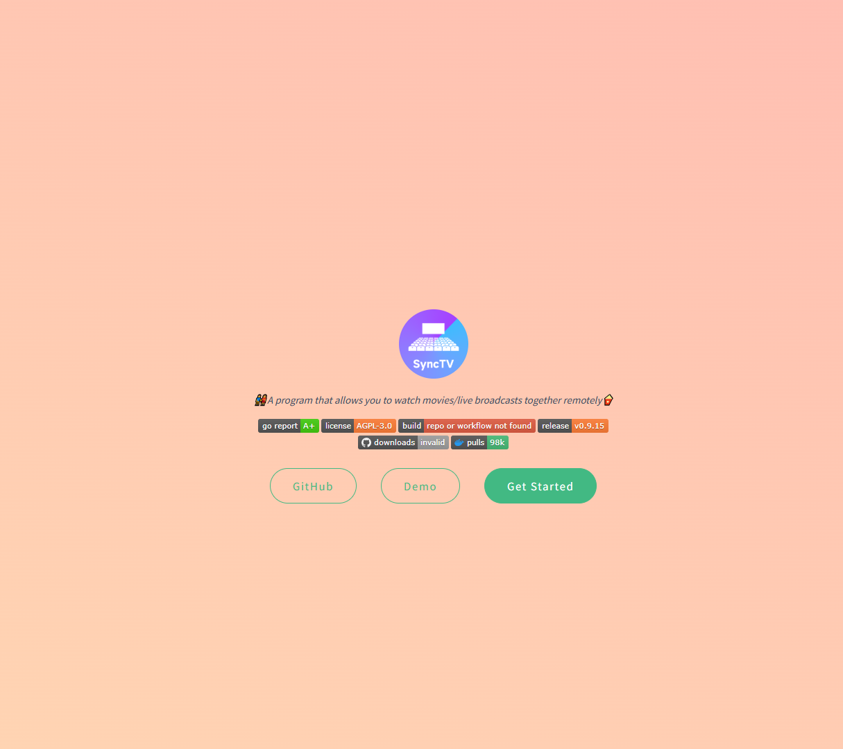 SyncTV：开源远程一起看电影与直播的神器，支持 Bilibili/Emby/Alist 与直播同步