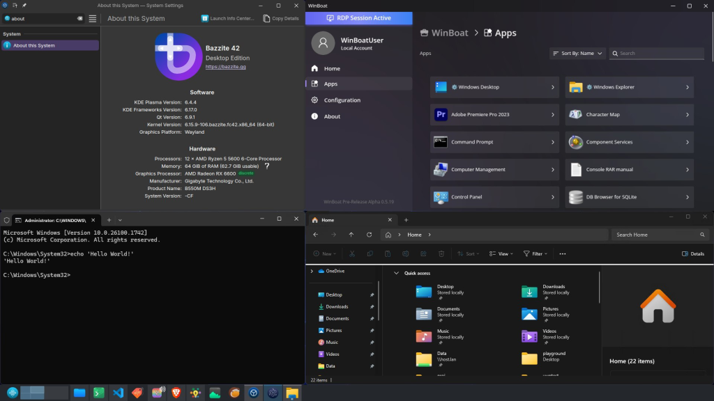 💻 WinBoat – 在 Linux 上无缝集成运行 Windows 应用-资源网